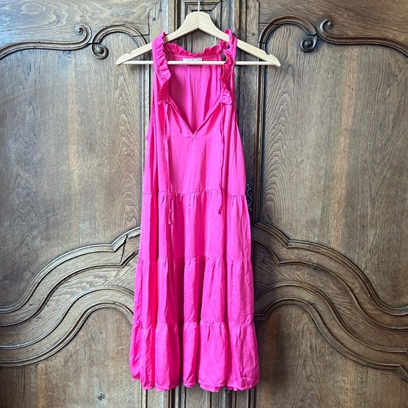 SOFIA Italy Anthropologie Pink Dress - Picture 1 of 12